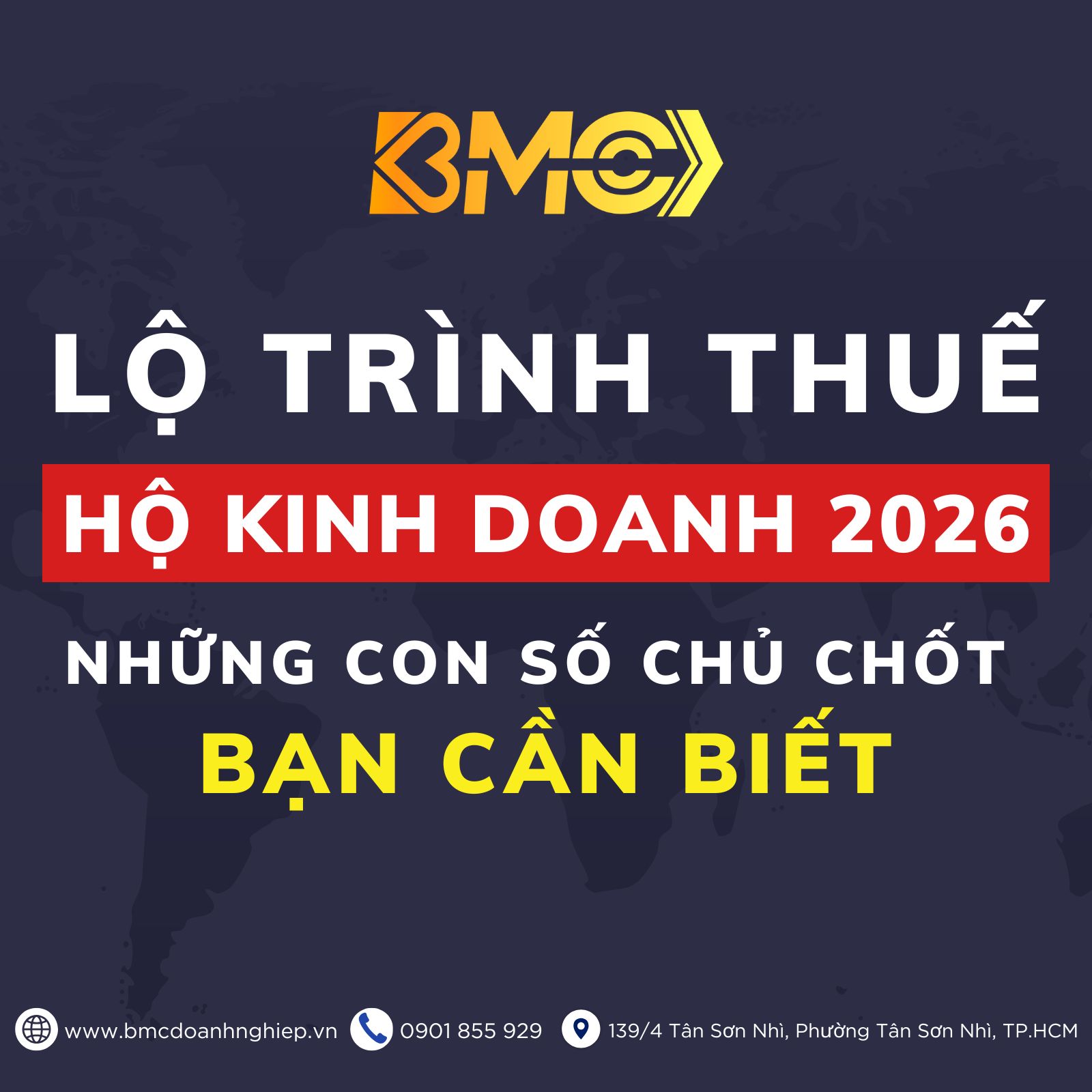 📈 LỘ TRÌNH THUẾ HỘ KINH DOANH 2026: NHỮNG CON SỐ CHỦ CHỐT BẠN CẦN BIẾT