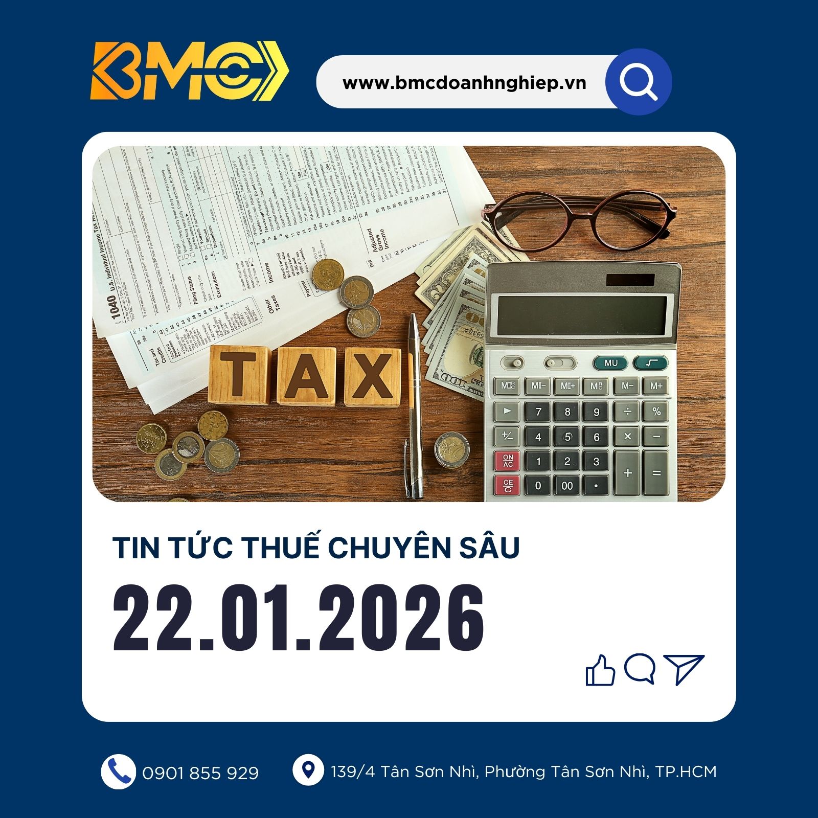 🌙 [BẢN TIN THUẾ CHUYÊN SÂU 22/01/2026] – RÀ SOÁT LỖI SAU KỲ KÊ KHAI &amp; CHIẾN LƯỢC CHO TUẦN LÀM VIỆC CUỐI THÁNG 1