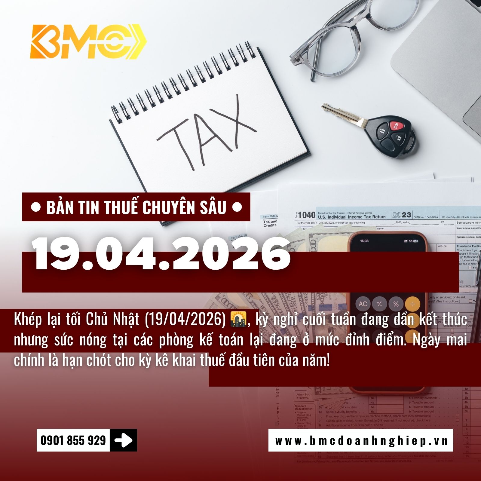 🚨 BẢN TIN TÀI CHÍNH KẾ TOÁN CUỐI NGÀY 19/04/2026: 24 GIỜ CUỐI CÙNG CHO KỲ BÁO CÁO THÁNG 3 VÀ CHIẾN LƯỢC GÓI GỌN QUÝ 1 🚨