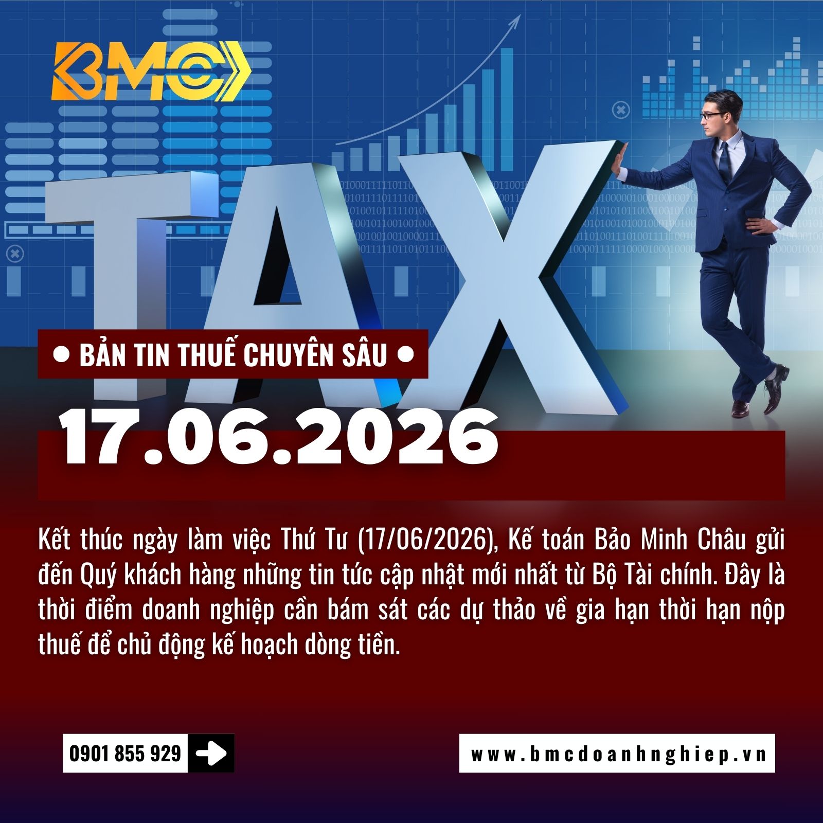 🚨 BẢN TIN TÀI CHÍNH THUẾ CUỐI NGÀY 17/06/2026: CẬP NHẬT CÁC ĐỀ XUẤT GIA HẠN THUẾ VÀ ĐIỂM MỚI VỀ HỘ KINH DOANH 🚨