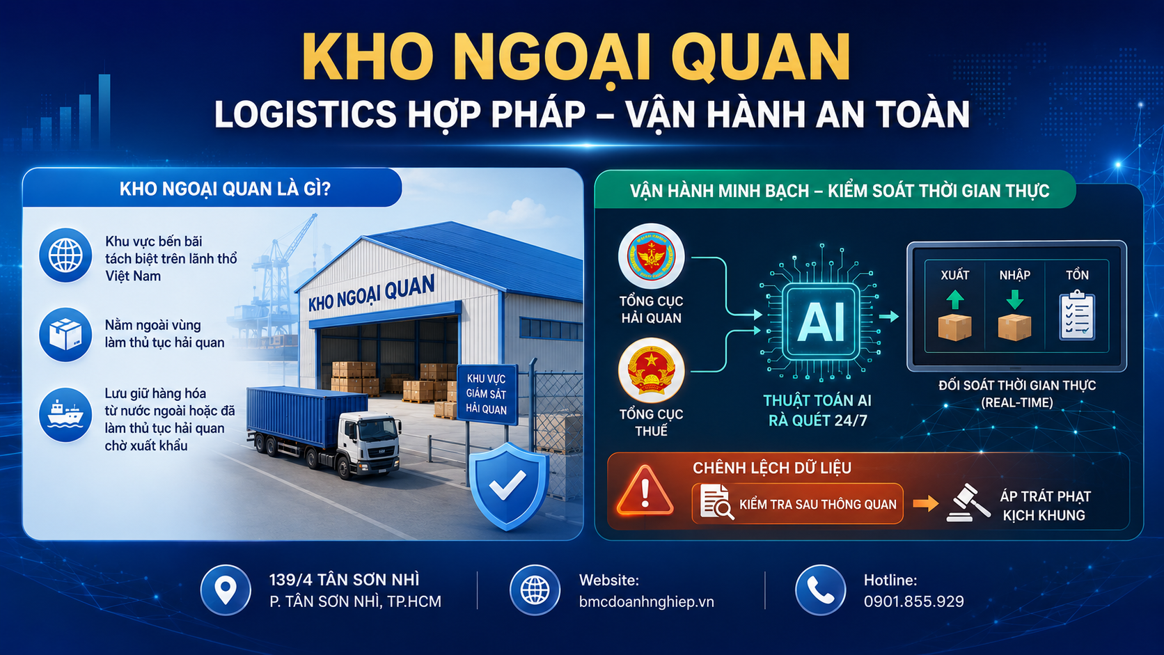 NẮM VỮNG PHÁP LÝ KHI KINH DOANH KHO NGOẠI QUAN