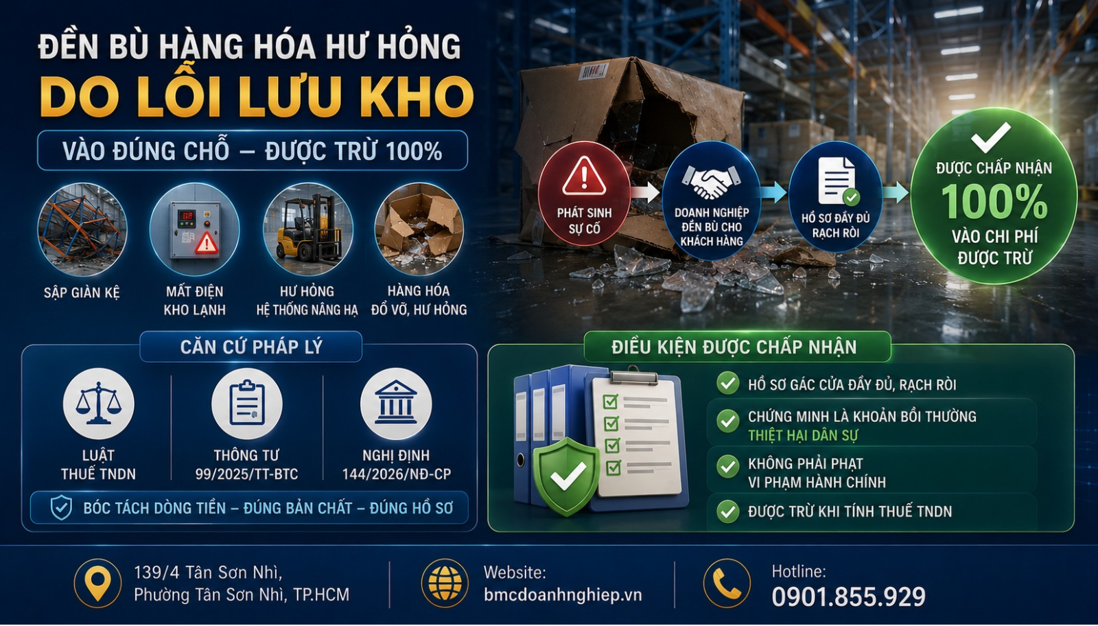 ĐỀN BÙ HÀNG HÓA HỎNG DO LỖI LƯU KHO THẾ NÀO CHO ĐÚNG?