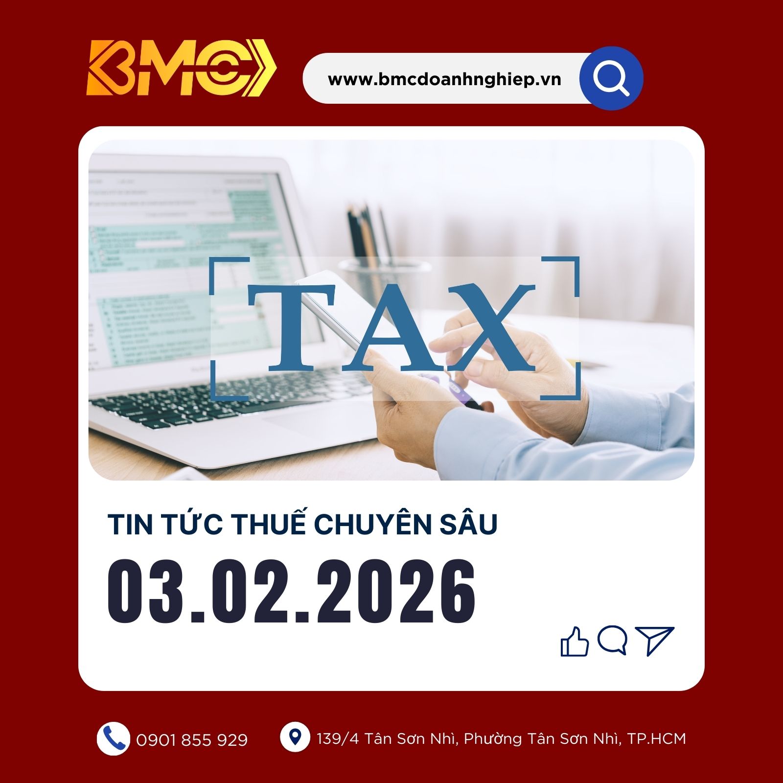 🧧 [BẢN TIN THUẾ CUỐI NGÀY 03/02/2026] – "DỌN DẸP" SỔ SÁCH ĐÓN TẾT &amp; NHỮNG CẢNH BÁO TÀI CHÍNH QUAN TRỌNG