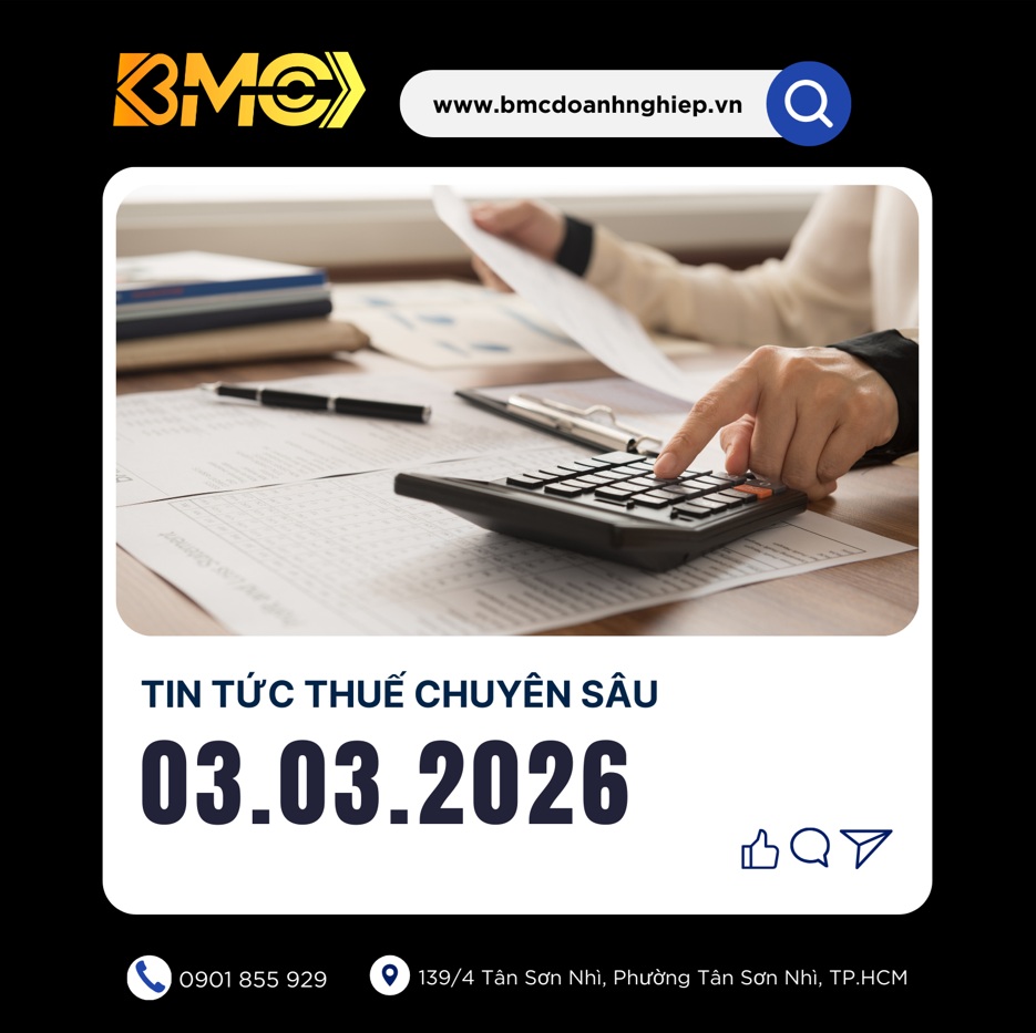 🚨 Bản tin thuế cuối ngày 03/03/2026 – Đếm ngược 28 ngày: Lộ diện những "điểm mù" trong kỳ quyết toán 2025