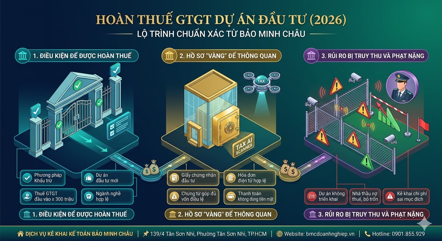 HOÀN THUẾ GTGT DỰ ÁN ĐẦU TƯ (202^)