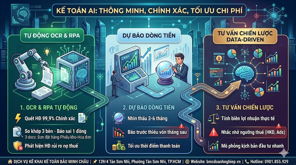 KẾ TOÁN AI: THÔNG MINH, CHÍNH XÁC, TÔI ƯU CHI PHÍ