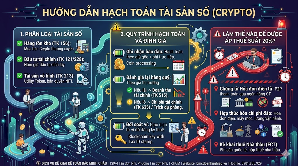HƯỚNG DẪN HẠCH TOÁN TÀI SẢN SỐ