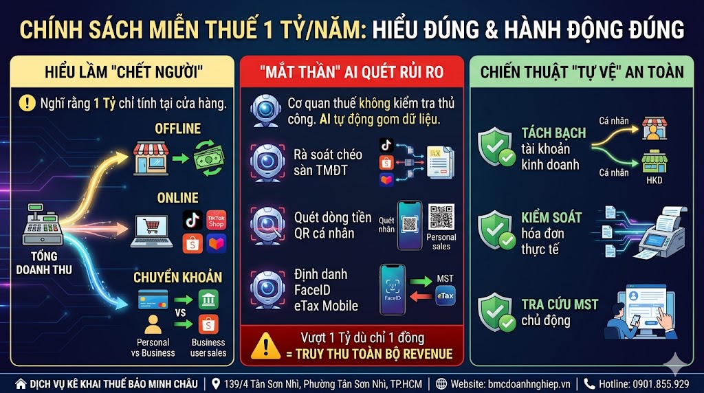 CHÍNH SÁCH MIỄN THUẾ 1 TỶ/NĂM: HIỂU ĐÚNG &amp; HÀNH ĐỘNG ĐÚNG