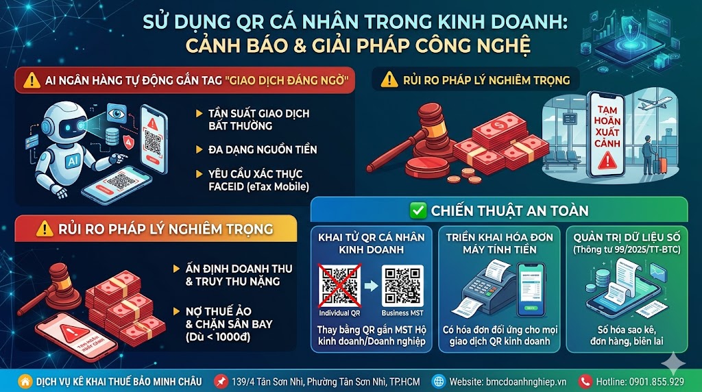 SỬ DỤNG QR CÁ NHÂN TRONG KINH DOANH: CẢNH BÁO &amp; GIẢI PHÁP CÔNG NGHỆ