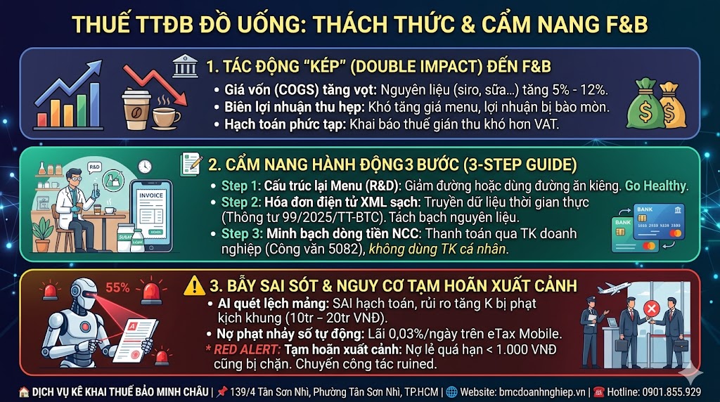 THUẾ TTĐB ĐỒ UỐNG: THÁCH THỨC &amp; CẨM NANG F&amp;B