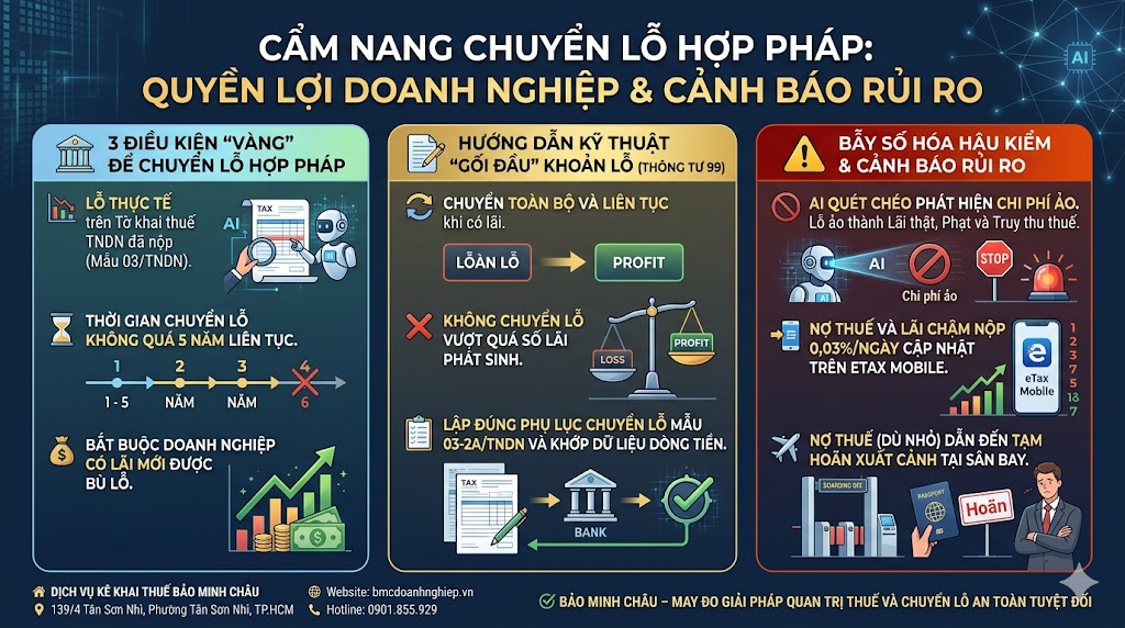 CẨM NANG CHUYỂN LỖ HỢP PHÁP CHO DOANH NGHIỆP 2026