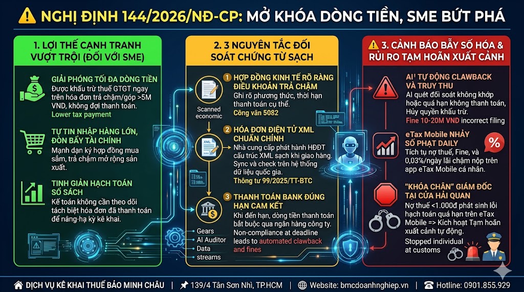 NGHỊ ĐỊNH 144/2026/NĐ-CP: MỞ KHÓA DÒNG TIỀN, SME BỨT PHÁ