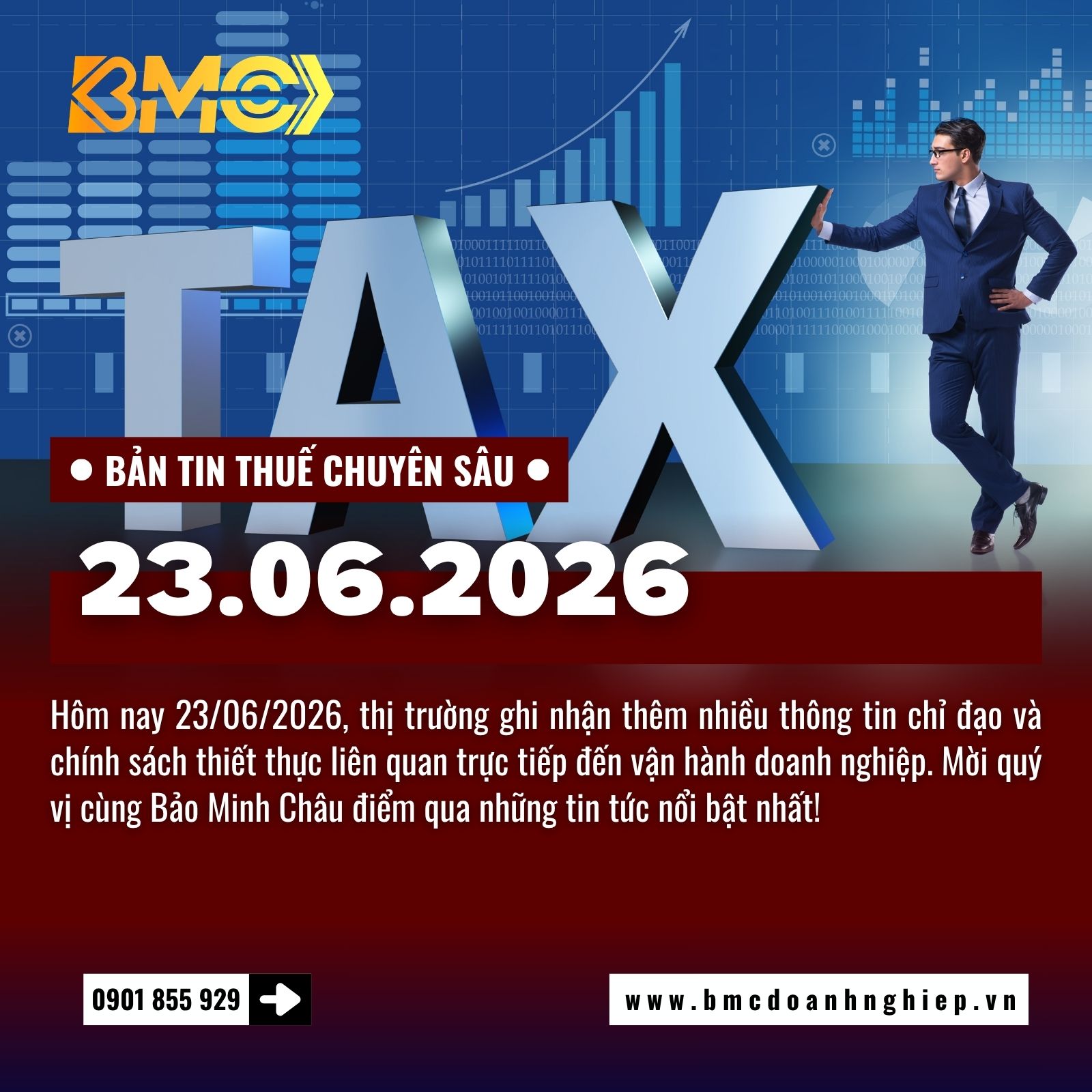 ⚡ BẢN TIN TÀI CHÍNH - THUẾ - KẾ TOÁN CHI TIẾT NGÀY 23/06/2026