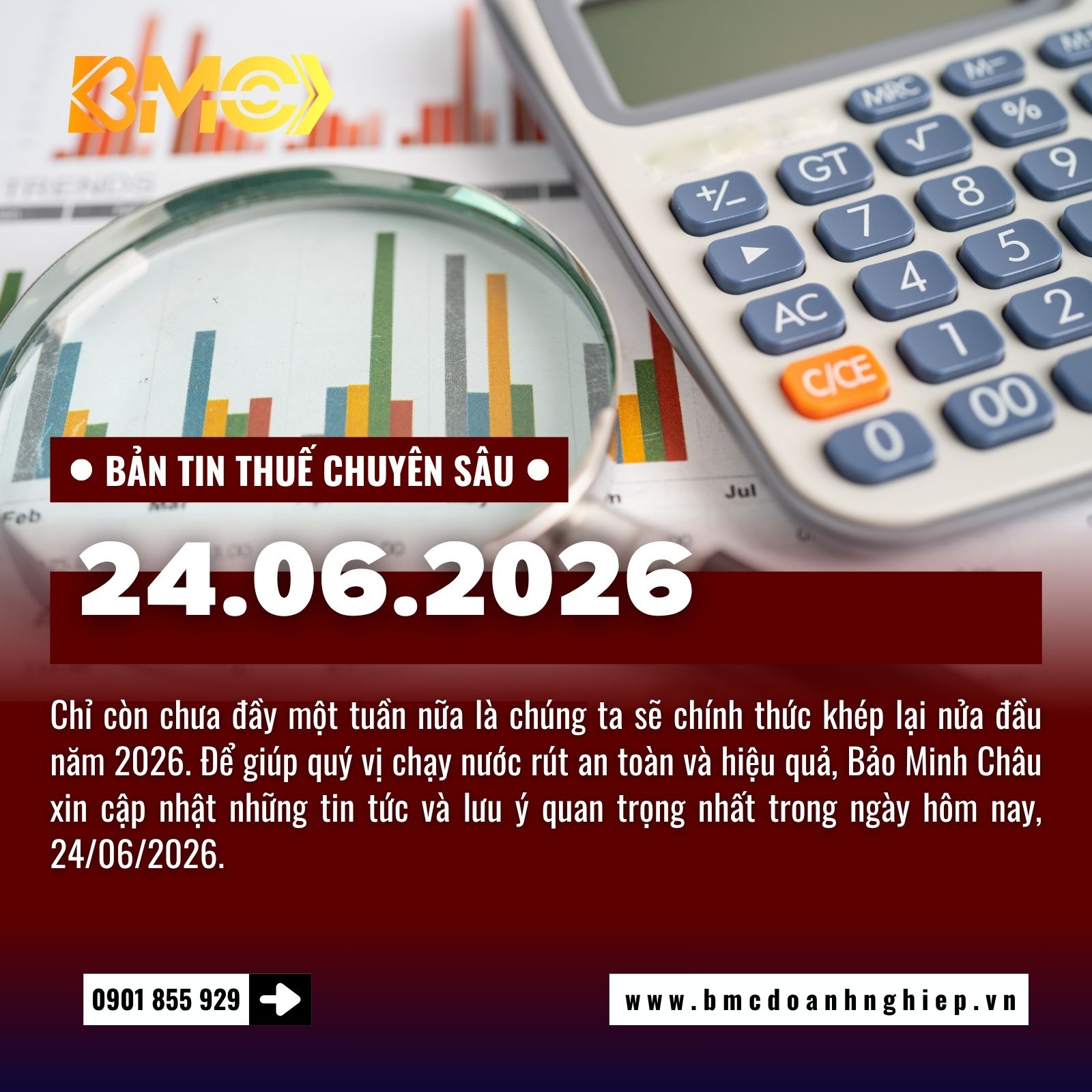 ⚡ BẢN TIN TÀI CHÍNH - THUẾ - KẾ TOÁN CHI TIẾT NGÀY 24/06/2026