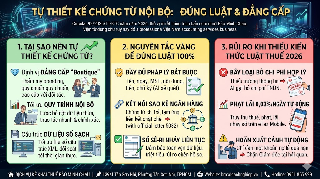 CÓ NÊN TỰ THIẾT KẾ CHỨNG TỪ NỘI BỘ HAY KHÔNG?