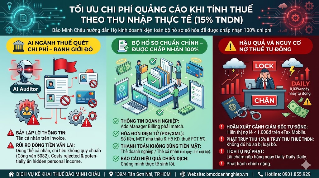 TỐI ƯU CHI PHÍ QUẢNG CÁO KHI TÍNH THUÊ THEO THU NHẬP THỰC TẾ