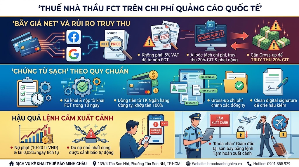 THUẾ NHÀ THẦU FCT TRÊN CHI PHÍ QUẢNG CÁO QUỐC TẾ