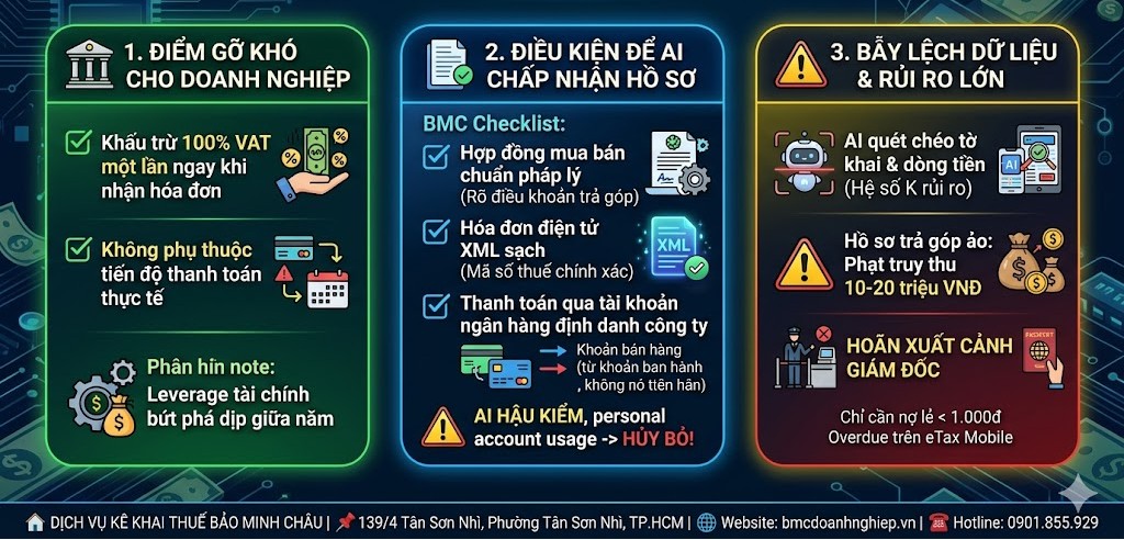 KHẤU TRỪ VAT MUA TRẢ GÓP: CƠ HỘI VÀ RỦI RO CHO SME