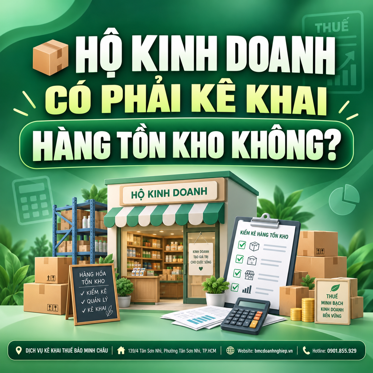 📦 HỘ KINH DOANH CÓ PHẢI KÊ KHAI HÀNG TỒN KHO KHÔNG?