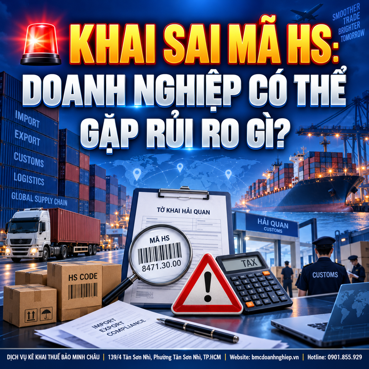 🚨 KHAI SAI MÃ HS: DOANH NGHIỆP CÓ THỂ GẶP RỦI RO GÌ?