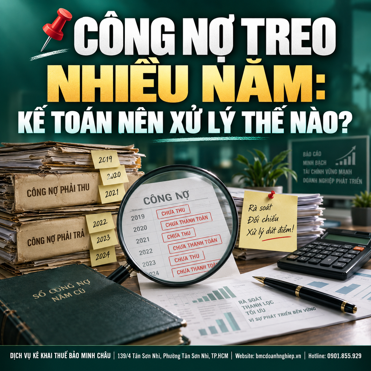 📌 CÔNG NỢ TREO NHIỀU NĂM: KẾ TOÁN NÊN XỬ LÝ THẾ NÀO?