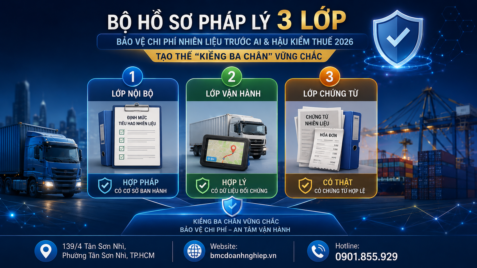 BỘ HỒ SƠ PHÁP LÝ 3 LỚP: BẢO VỆ CHI PHÍ NHIÊN LIỆU VỮNG CHẮC NĂM 2026