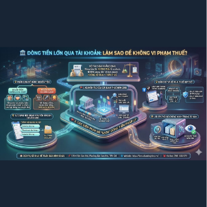 🏛️ DÒNG TIỀN LỚN QUA TÀI KHOẢN: LÀM SAO ĐỂ KHÔNG VI PHẠM THUẾ?