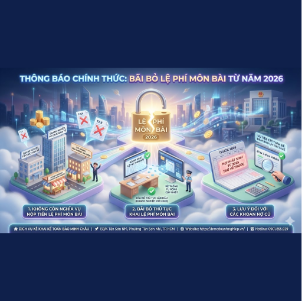 📢 THÔNG BÁO CHÍNH THỨC: BÃI BỎ LỆ PHÍ MÔN BÀI TỪ NĂM 2026
