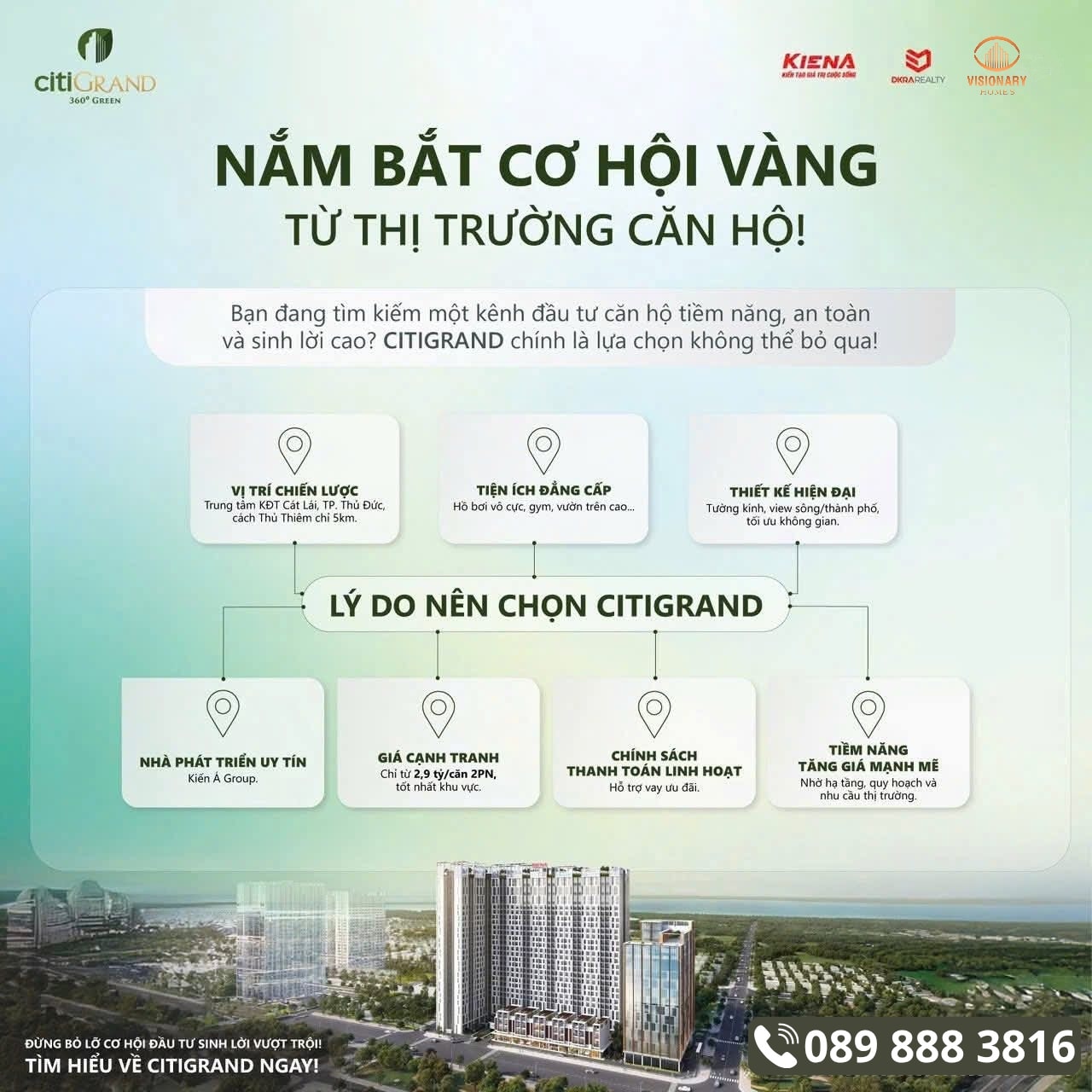 TÌM KIẾM KHÔNG GIAN SỐNG VỪA GẦN TRUNG TÂM, VỪA LÀ ĐẦU TƯ THÔNG MINH