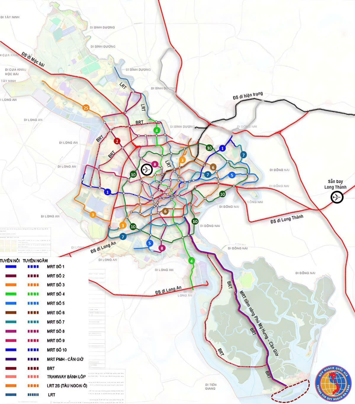 8 Tuyến metro còn lại