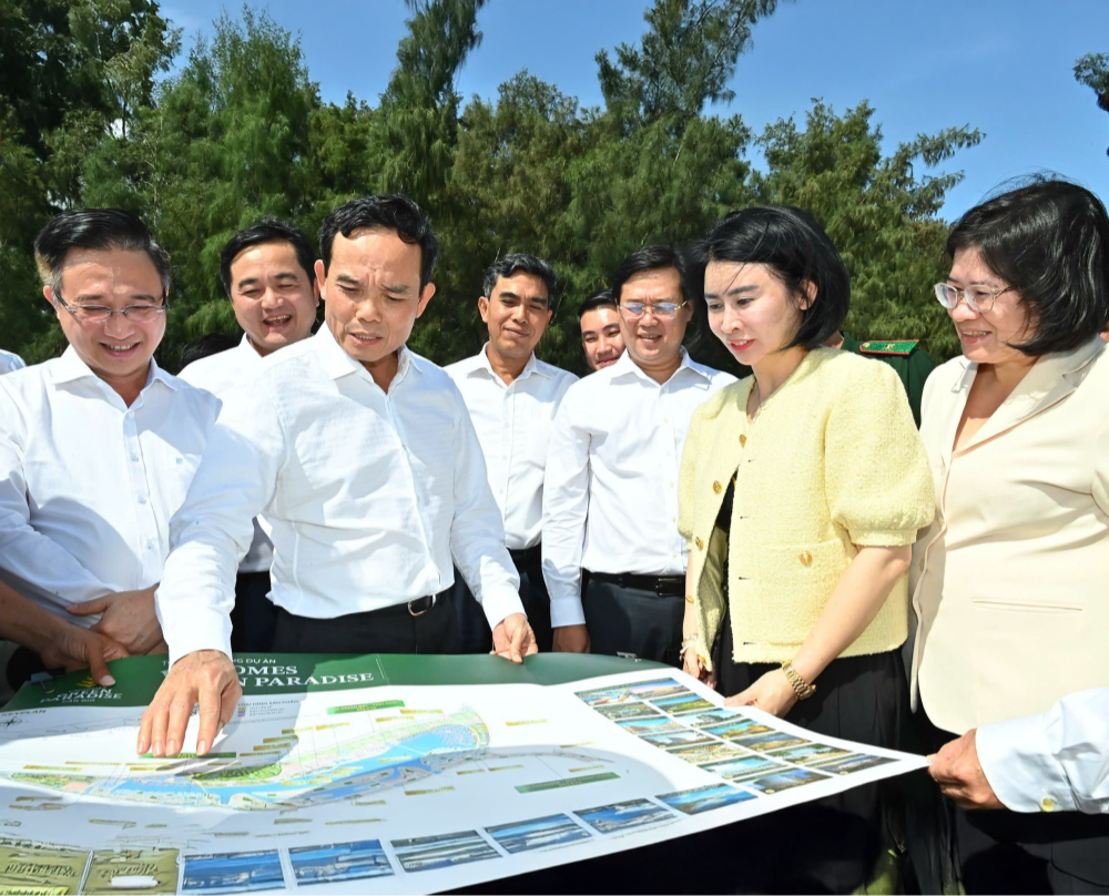 Bí thư Thành ủy TPHCM khảo sát tiến độ dự án Cần Giờ