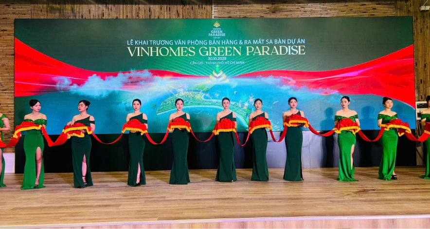 KHAI TRƯƠNG SA BÀN VINHOMES GREEN PARADISE CẦN GIỜ