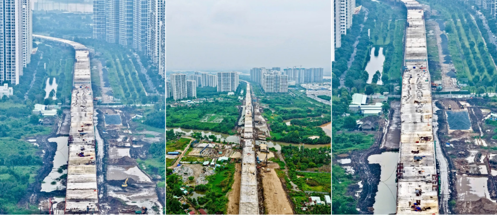 Cập nhật tiến độ Vành Đai 3 trên cao