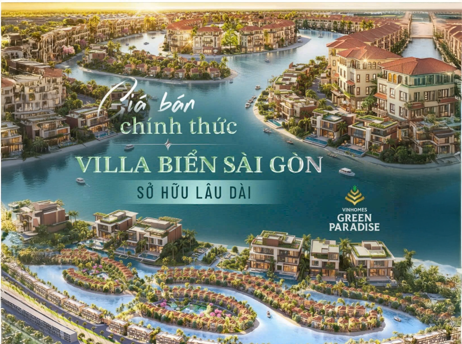 BIỆT THỰ BÃI TẮM RIÊNG – MÔ HÌNH LẦN ĐẦU TIÊN XUẤT HIỆN TẠI TP.HCM