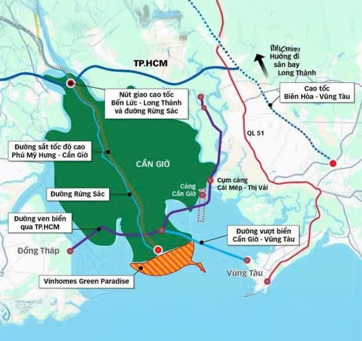 Vingroup triển khai kỹ thuật xây nền móng TP lấn biển ở Cần Giờ