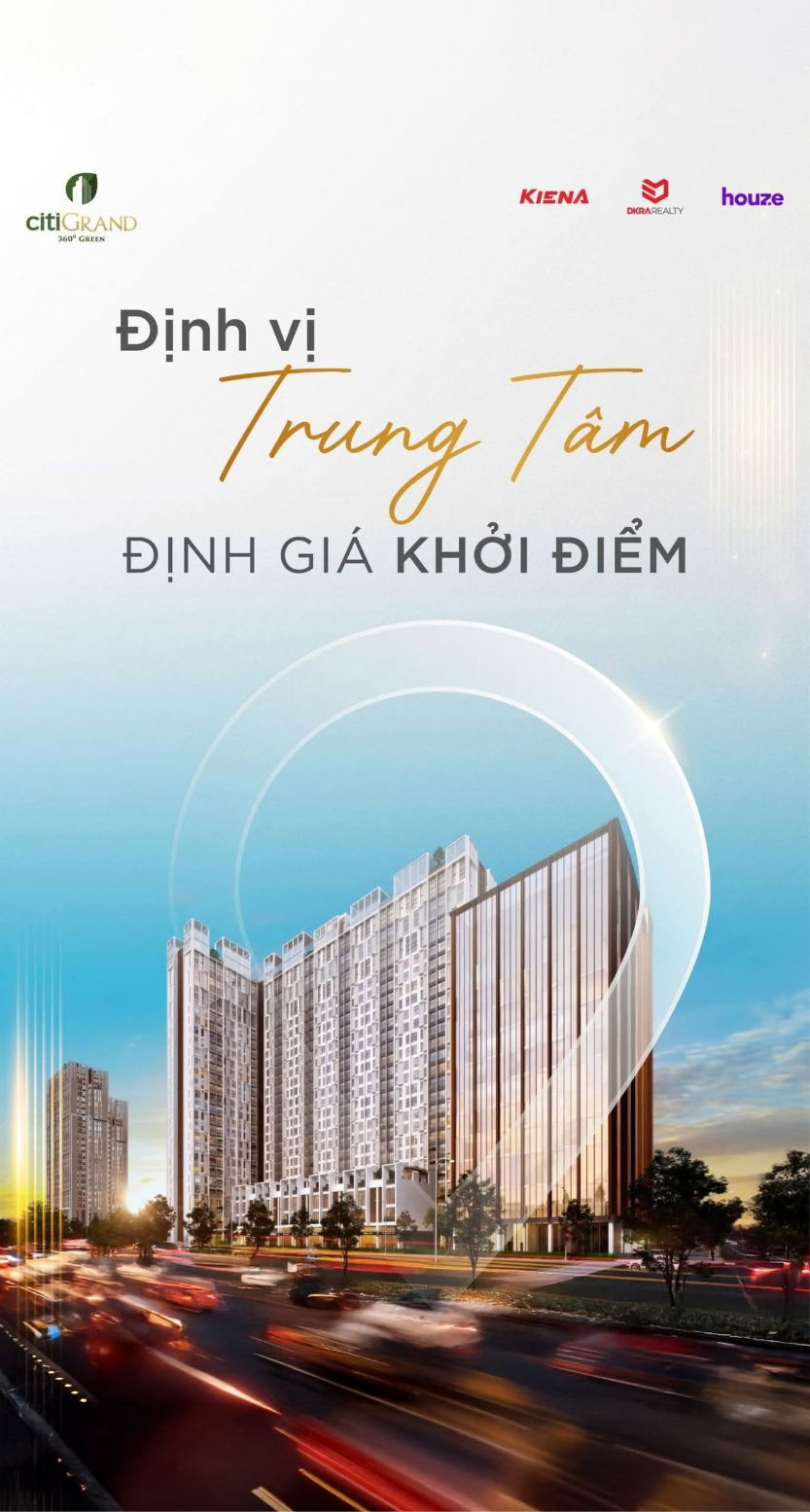 MÓN ĐẦU TƯ ĐẮC LỢI ĐỊNH VỊ TRUNG TÂM – ĐỊNH GIÁ KHỞI ĐIỂM