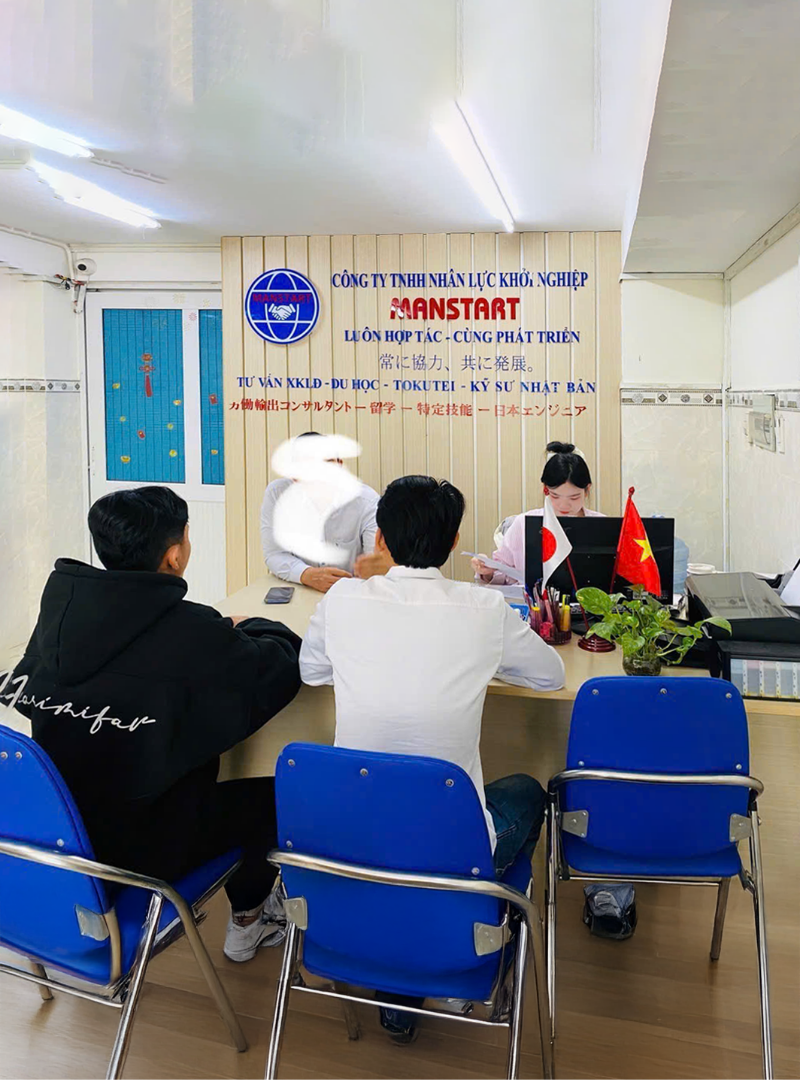 QUY TRÌNH THAM GIA CHƯƠNG TRÌNH ĐI NHẬT CỦA CÔNG TY MANSTART ĐƯỢC THỂ HIỆN QUA CÁC HÌNH ẢNH TRỰC TIẾP